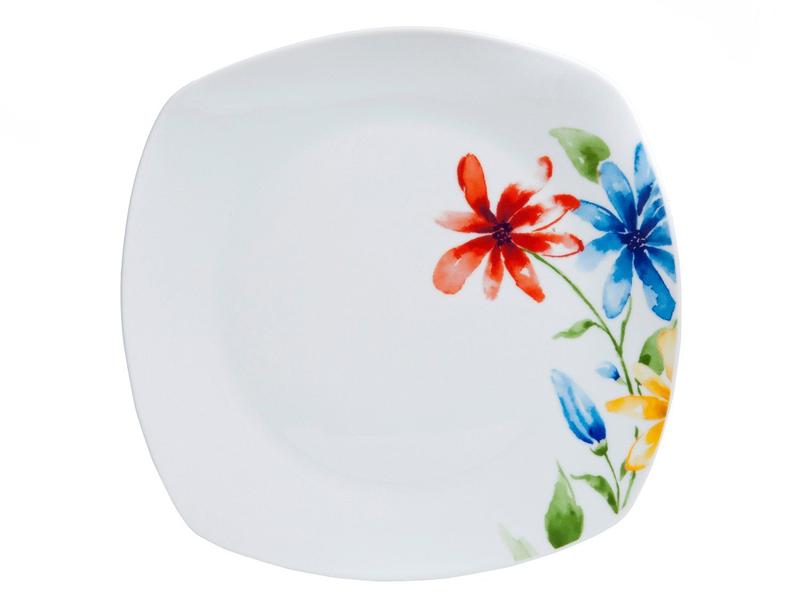 Aparelho de Jantar 20 Peças World Collection - Quadrado Porcelana